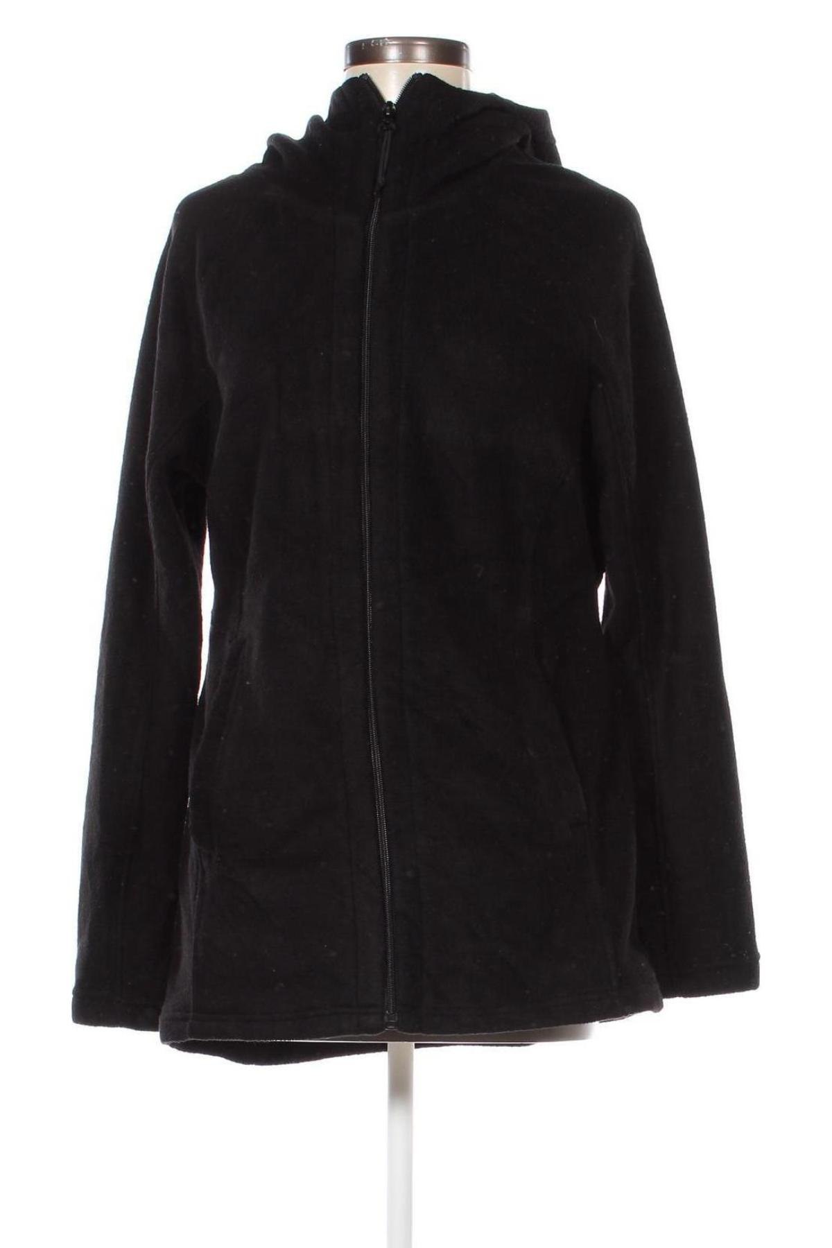 Γυναικεία ζακέτα fleece George, Μέγεθος S, Χρώμα Μαύρο, Τιμή 8,44 €