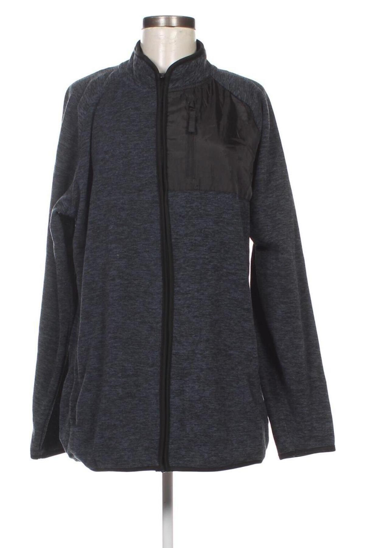 Γυναικεία ζακέτα fleece X-Mail, Μέγεθος XXL, Χρώμα Μπλέ, Τιμή 9,65 €