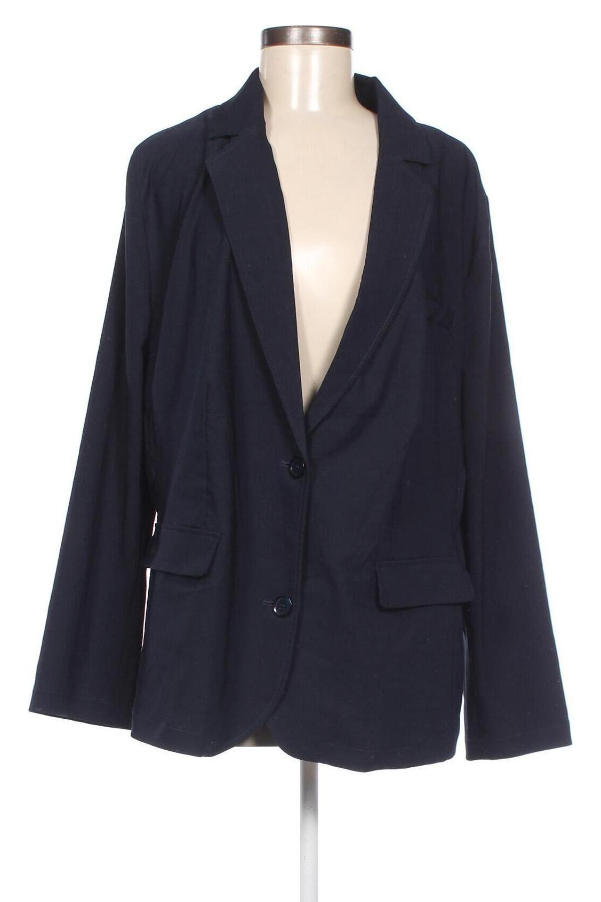 Γυναικείο σακάκι, Μέγεθος 3XL, Χρώμα Μπλέ, Τιμή 17,69 €