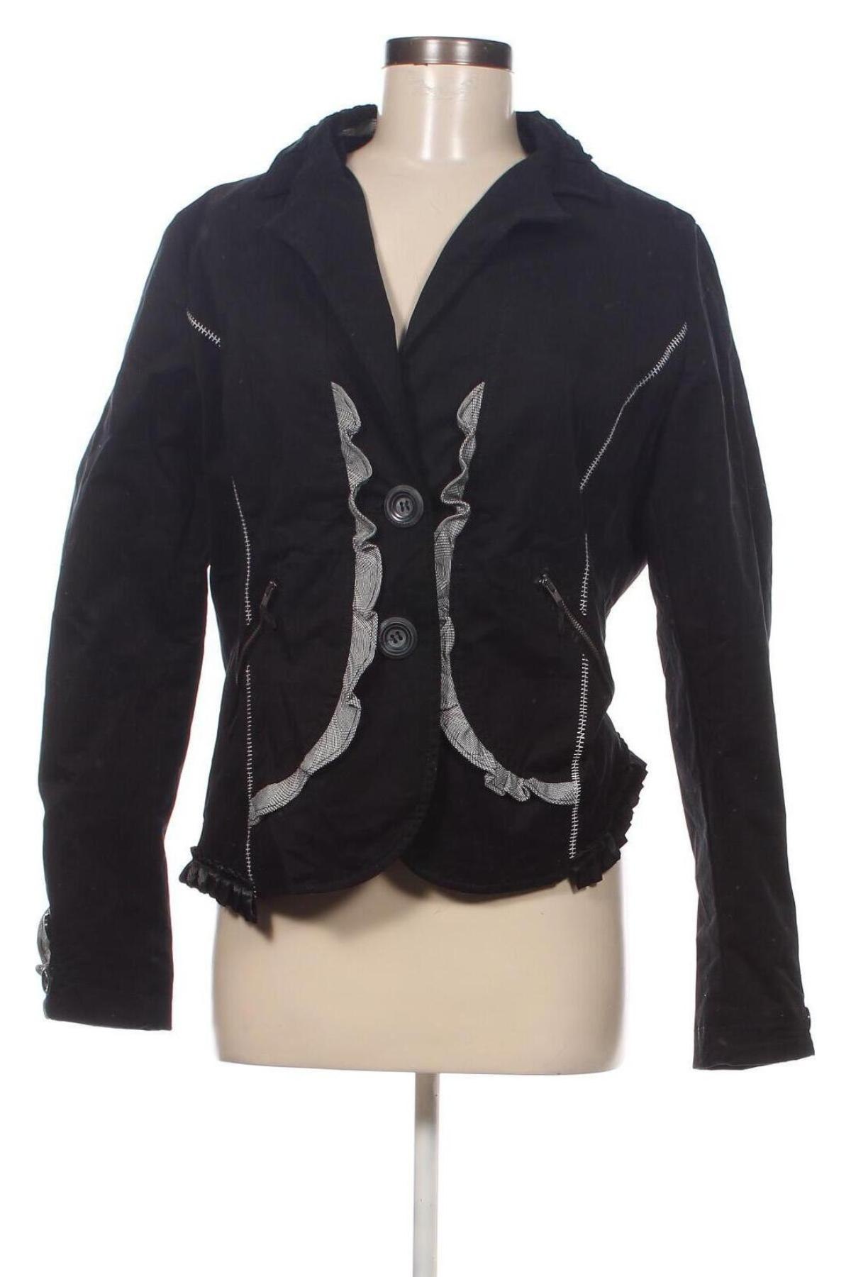 Γυναικείο σακάκι Bandolera, Μέγεθος L, Χρώμα Μαύρο, Τιμή 31,46 €