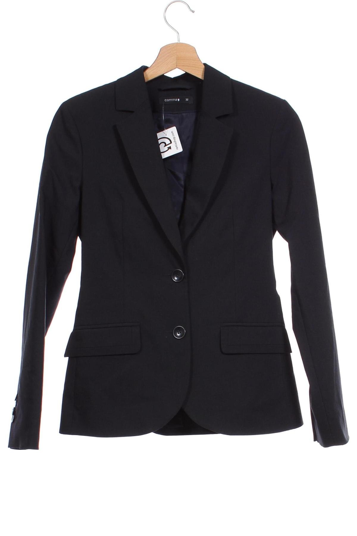 Damen Blazer Comma,, Größe XXS, Farbe Blau, Preis 31,21 €