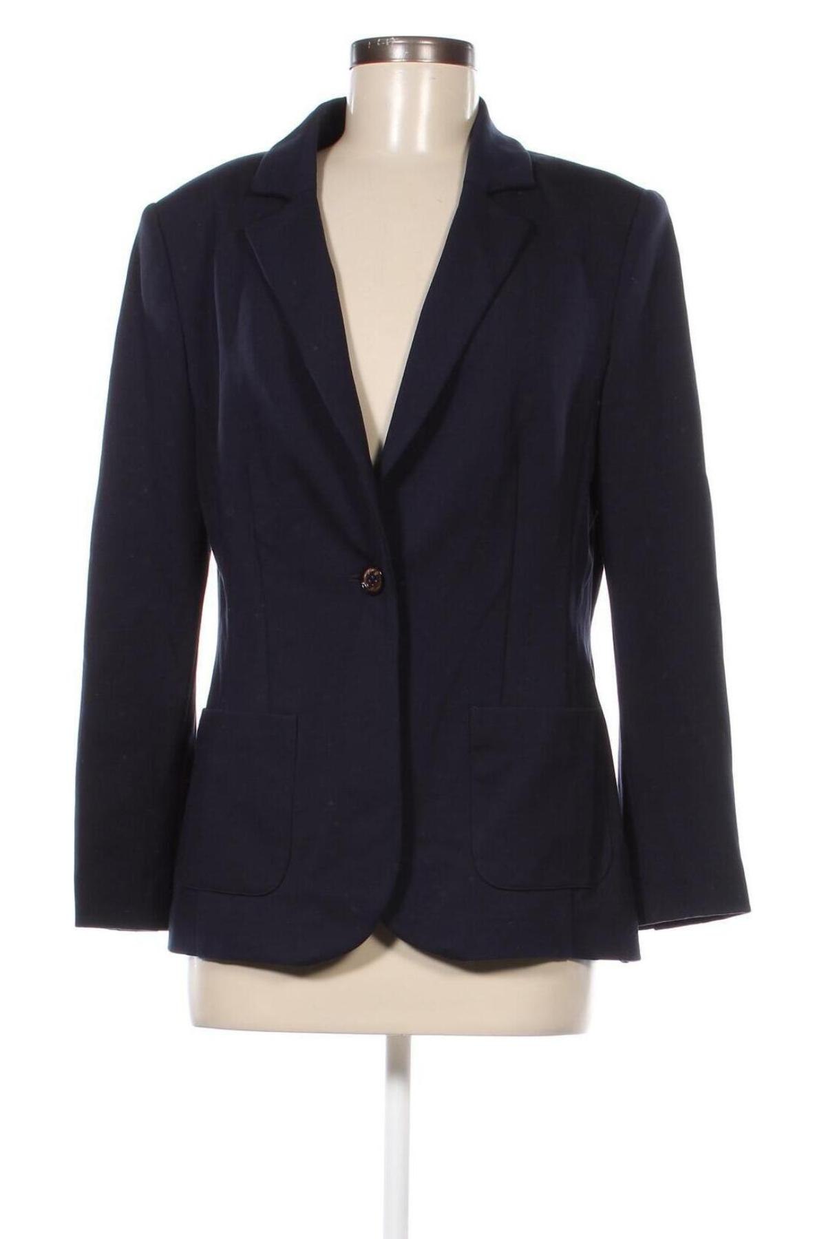 Γυναικείο σακάκι Delmod, Μέγεθος L, Χρώμα Μπλέ, Τιμή 14,97 €