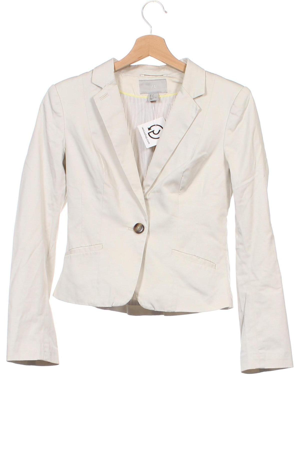 Damen Blazer H&M, Größe XS, Farbe Beige, Preis € 14,95