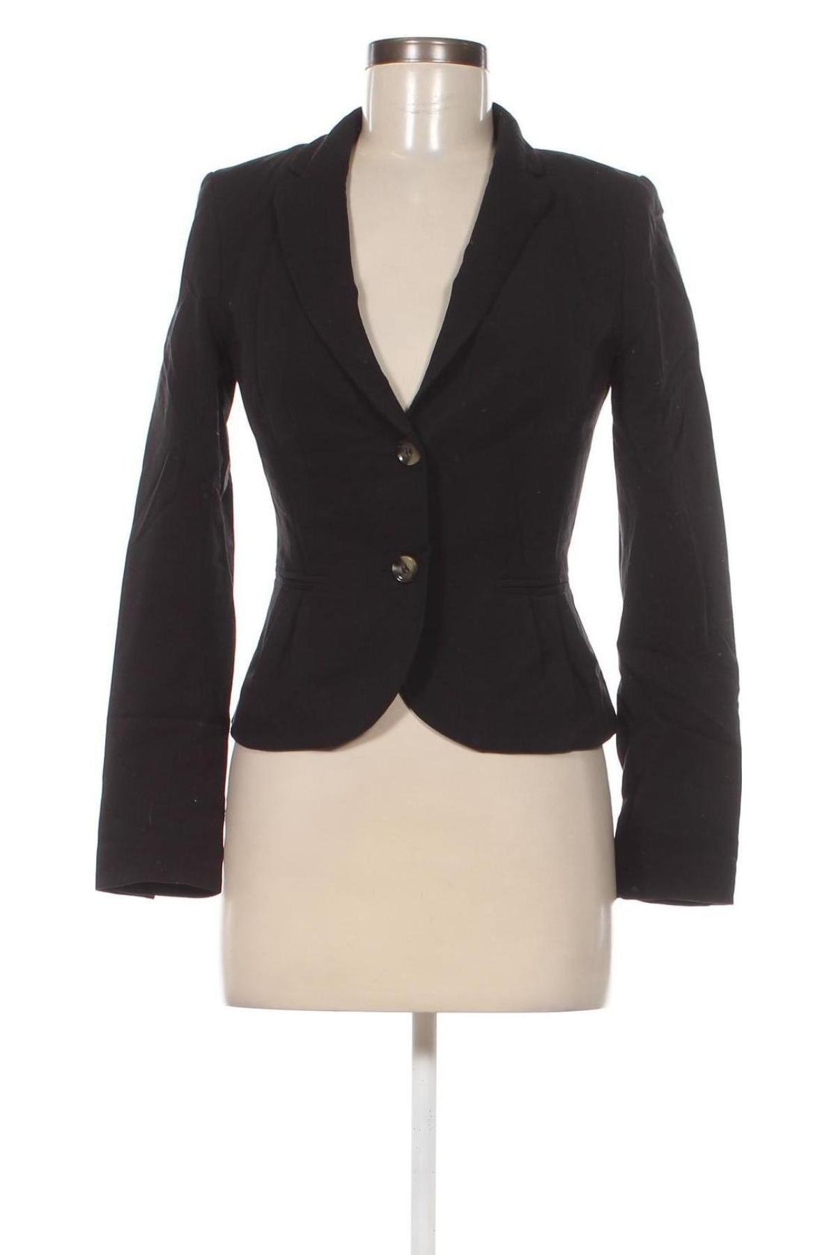 Damen Blazer H&M, Größe XS, Farbe Schwarz, Preis 7,99 €