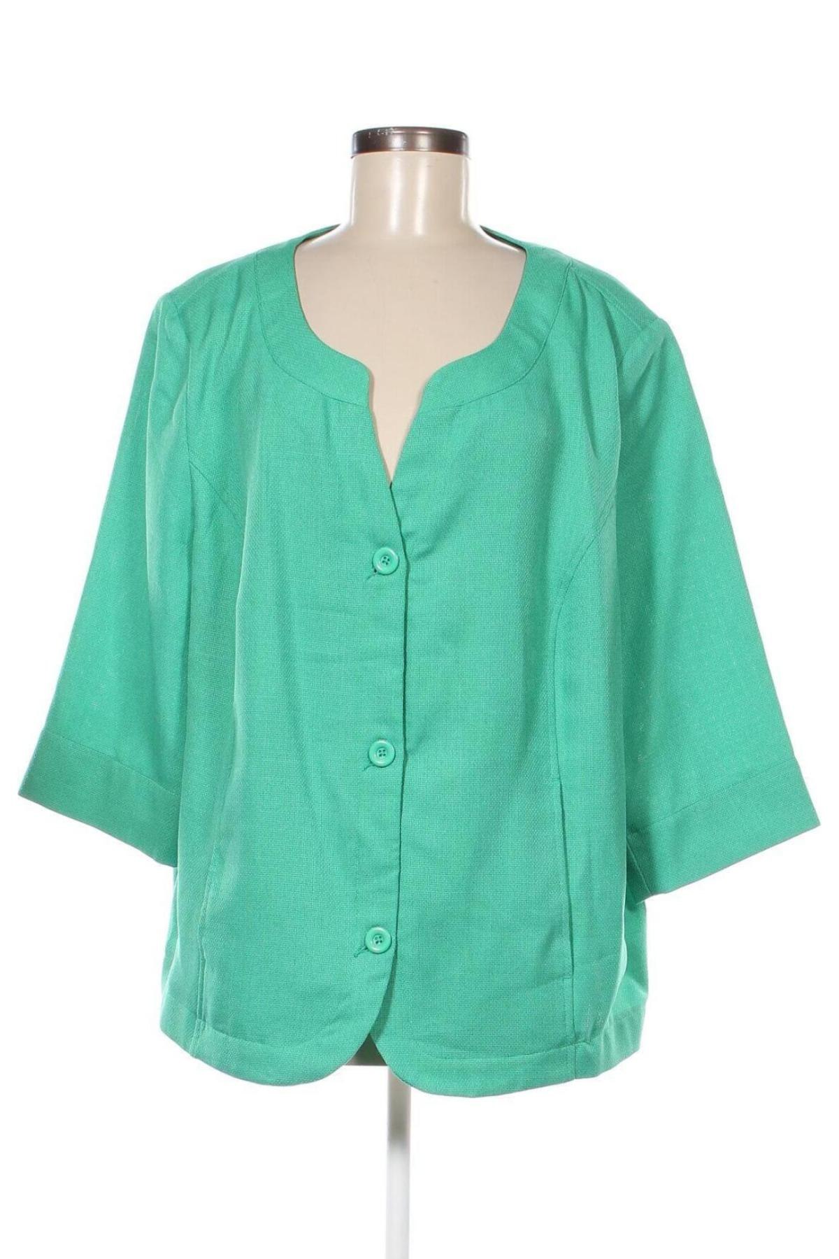 Γυναικείο σακάκι M. Collection, Μέγεθος XXL, Χρώμα Πράσινο, Τιμή 27,22 €