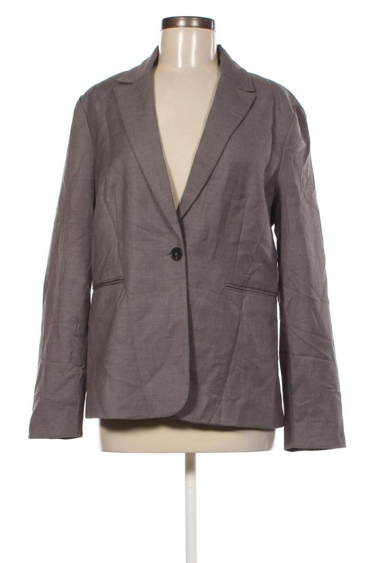 Damen Blazer Mango, Größe L, Farbe Grau, Preis 38,27 €