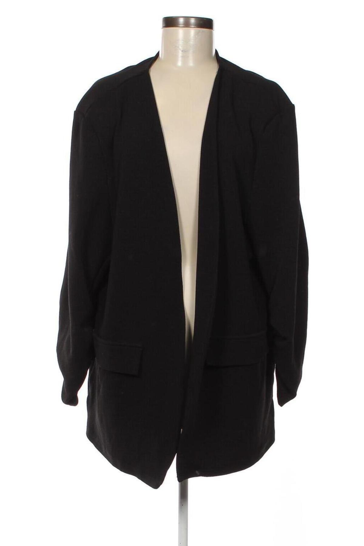 Дамско сако SHEIN, Размер 4XL, Цвят Черен, Цена 41,80 лв.