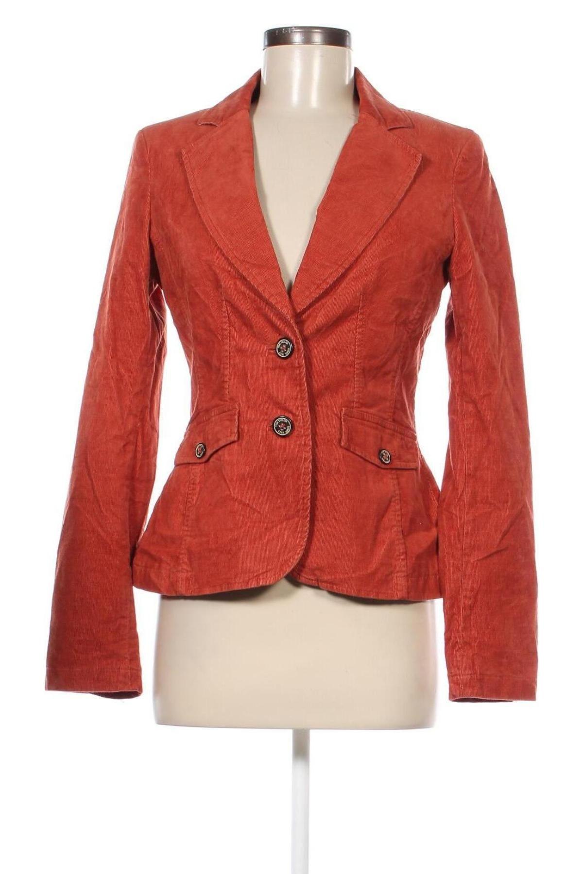 Γυναικείο σακάκι Tom Tailor, Μέγεθος S, Χρώμα Πορτοκαλί, Τιμή 12,25 €