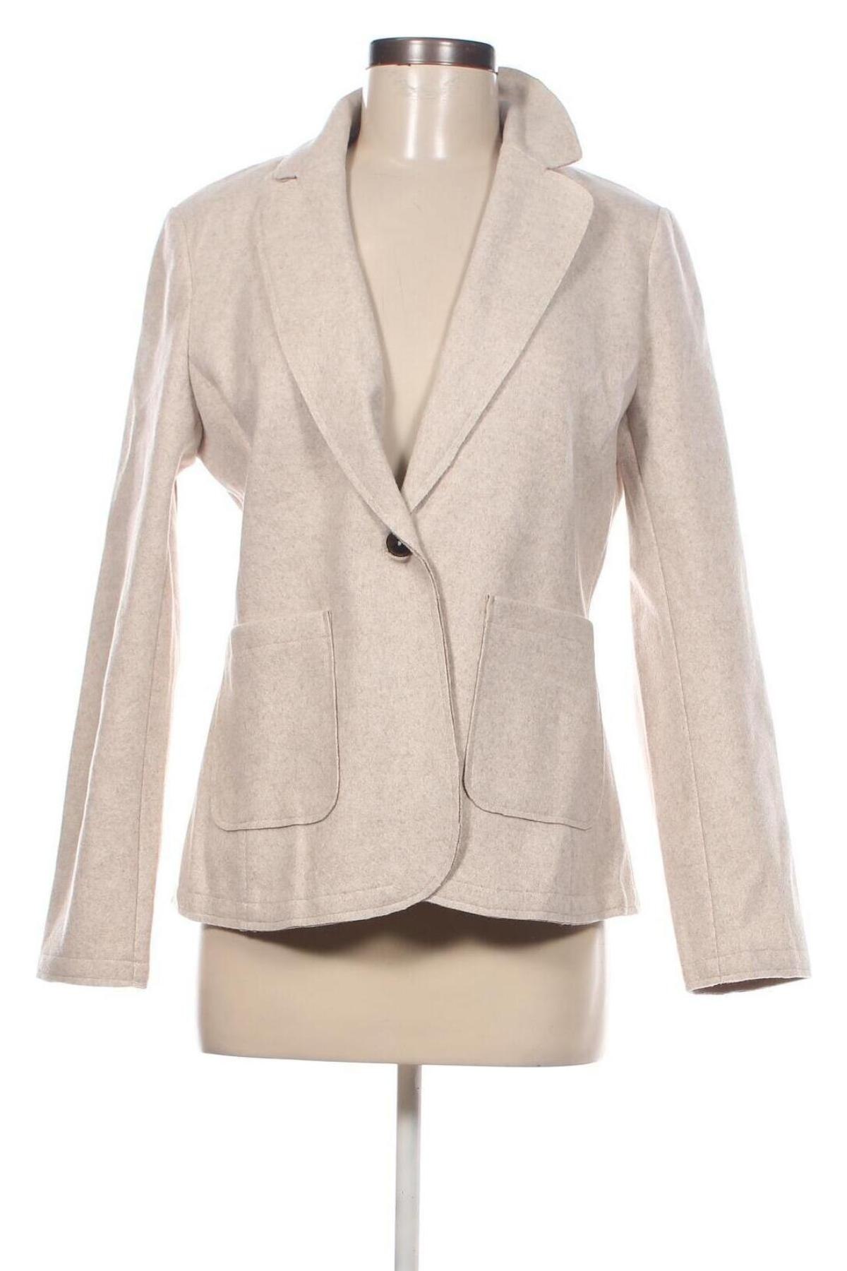 Damen Blazer Tom Tailor, Größe L, Farbe Beige, Preis 41,75 €