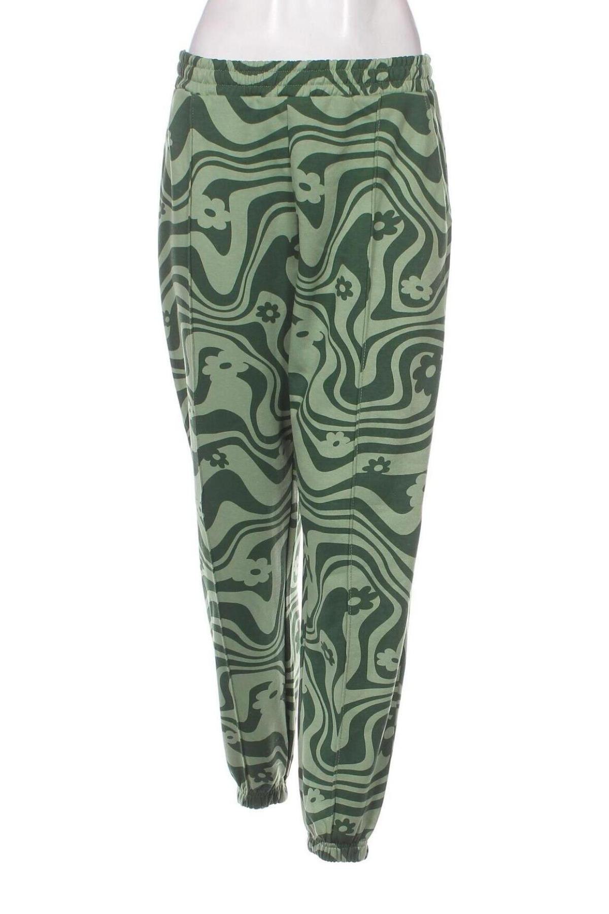 Γυναικείο αθλητικό παντελόνι Jennyfer, Μέγεθος M, Χρώμα Πράσινο, Τιμή 8,54 €