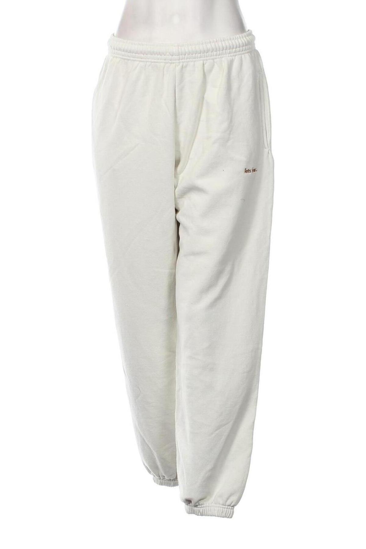 Γυναικείο αθλητικό παντελόνι iets frans..., Μέγεθος M, Χρώμα Λευκό, Τιμή 31,96 €