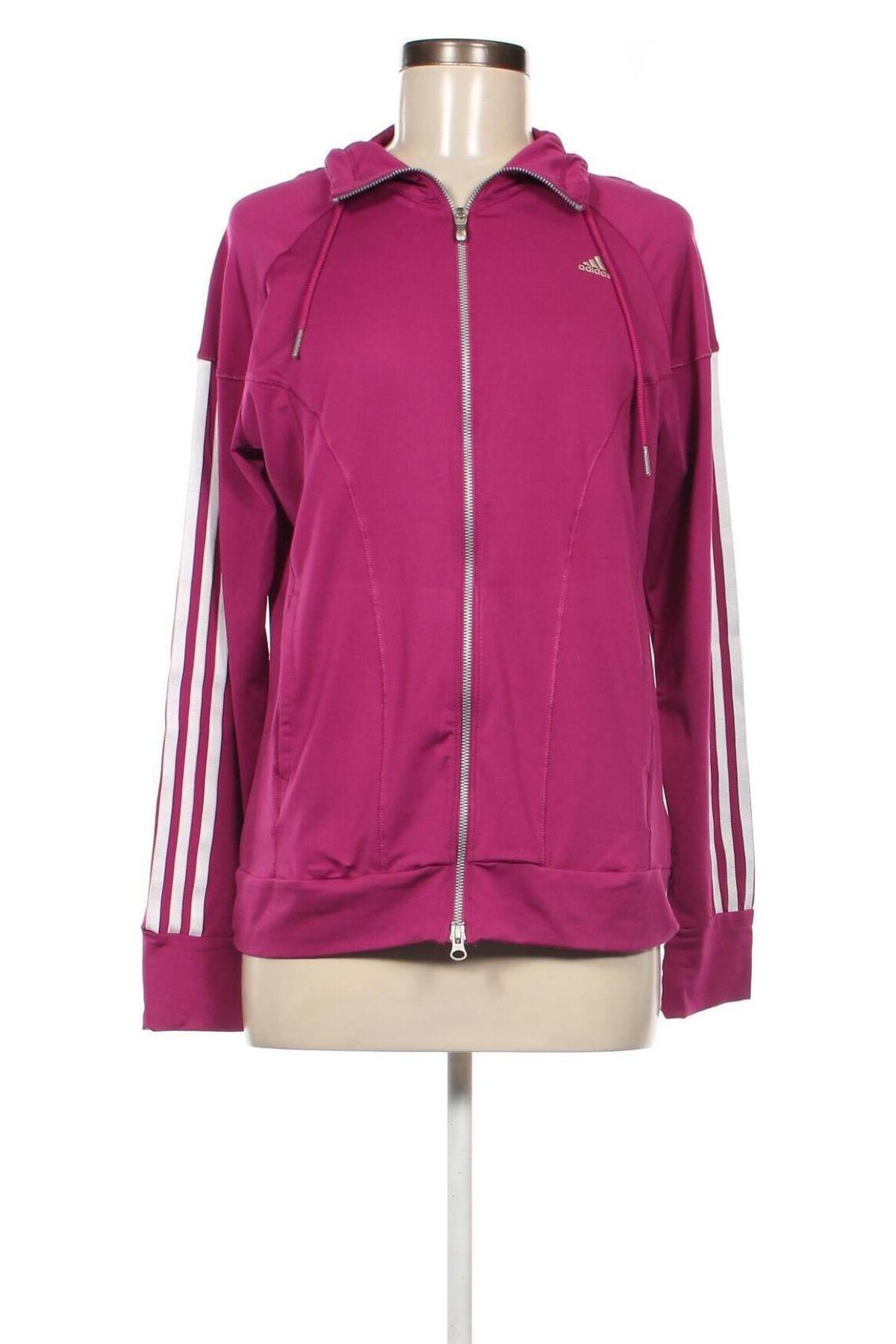 Bluză trening de femei Adidas, Mărime L, Culoare Roz, Preț 157,89 Lei