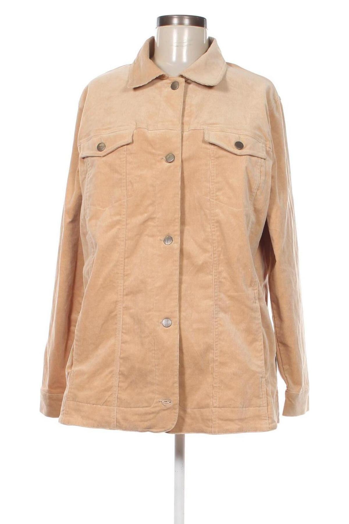 Damenjacke Denim&Co., Größe XXL, Farbe Beige, Preis € 26,05