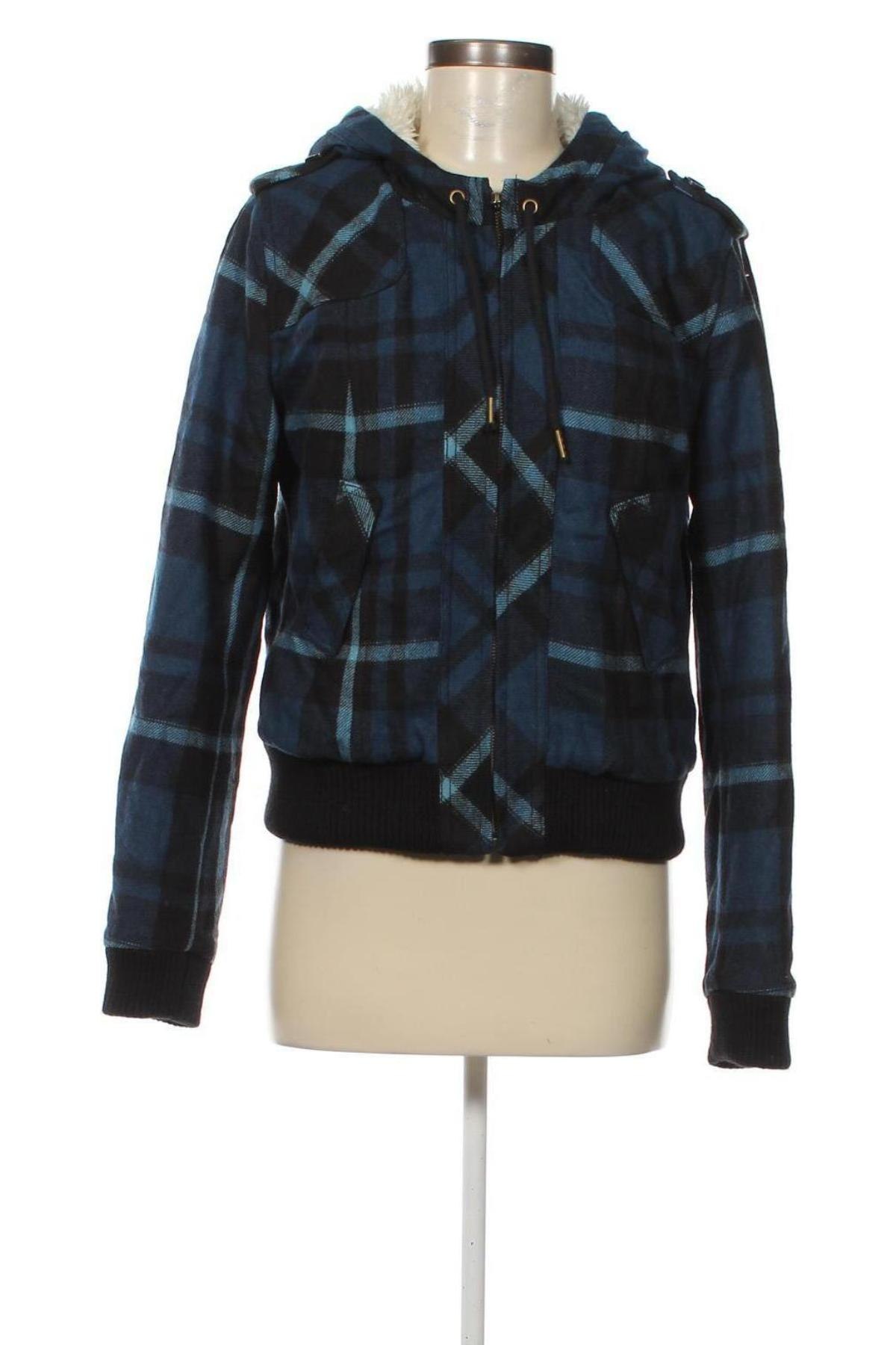 Γυναικείο μπουφάν H&M Divided, Μέγεθος L, Χρώμα Μπλέ, Τιμή 19,02 €