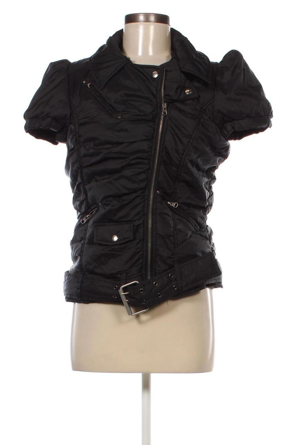 Γυναικείο μπουφάν Miss Two, Μέγεθος XL, Χρώμα Μαύρο, Τιμή 13,50 €