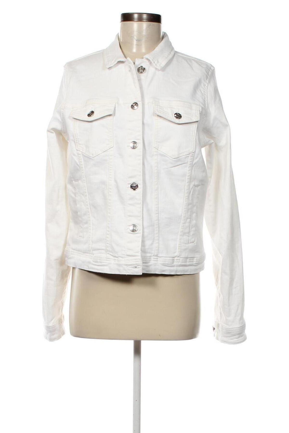 Γυναικείο μπουφάν ONLY, Μέγεθος L, Χρώμα Λευκό, Τιμή 21,03 €