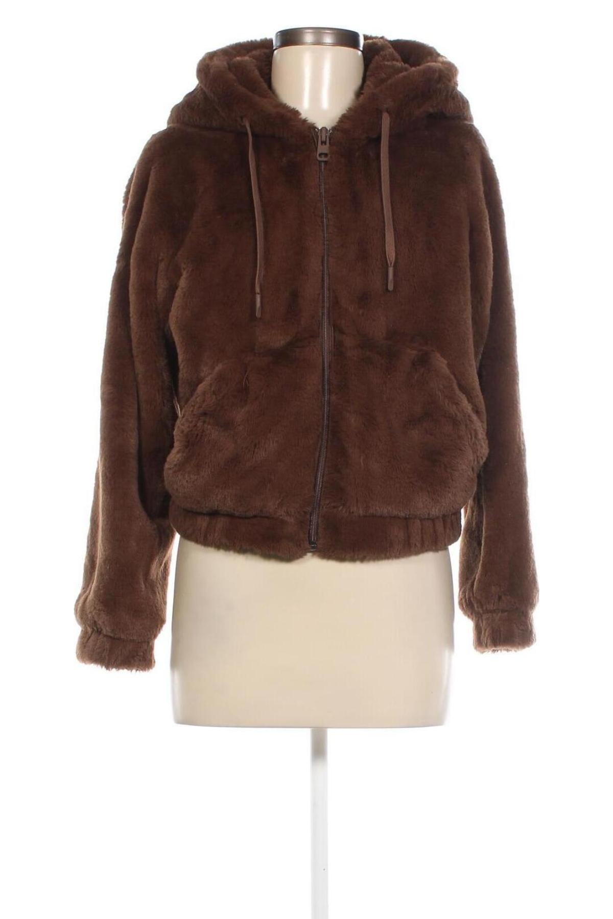 Дамско яке Pull&Bear, Размер XS, Цвят Кафяв, Цена 30,74 лв.