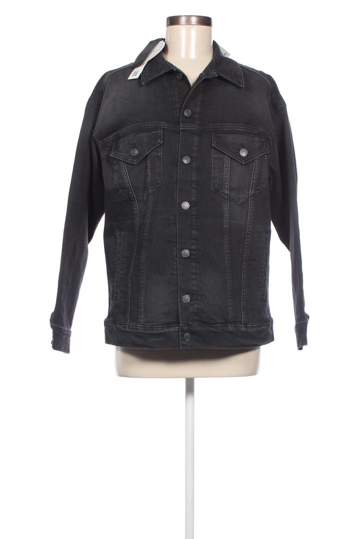 Γυναικείο μπουφάν Replay, Μέγεθος S, Χρώμα Μαύρο, Τιμή 54,28 €