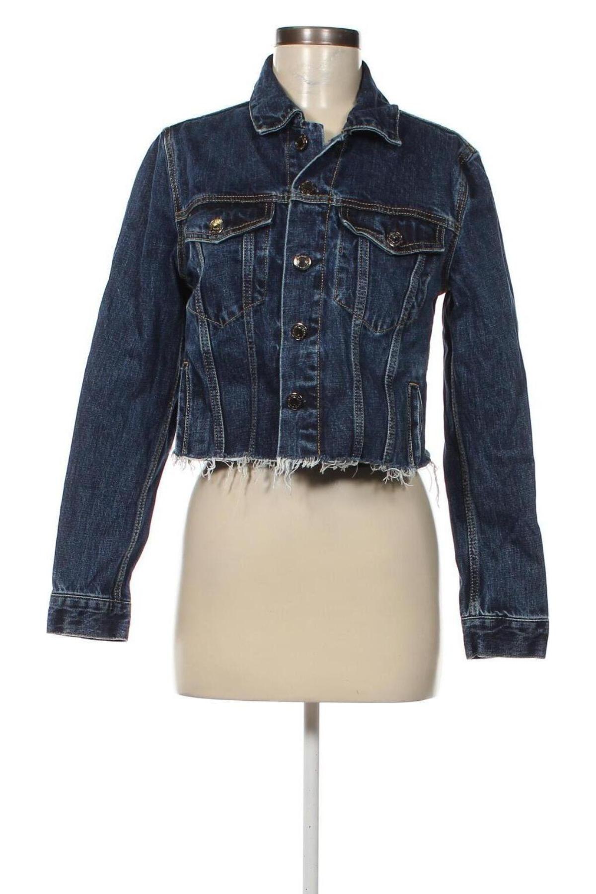 Γυναικείο μπουφάν Zara, Μέγεθος S, Χρώμα Μπλέ, Τιμή 14,20 €