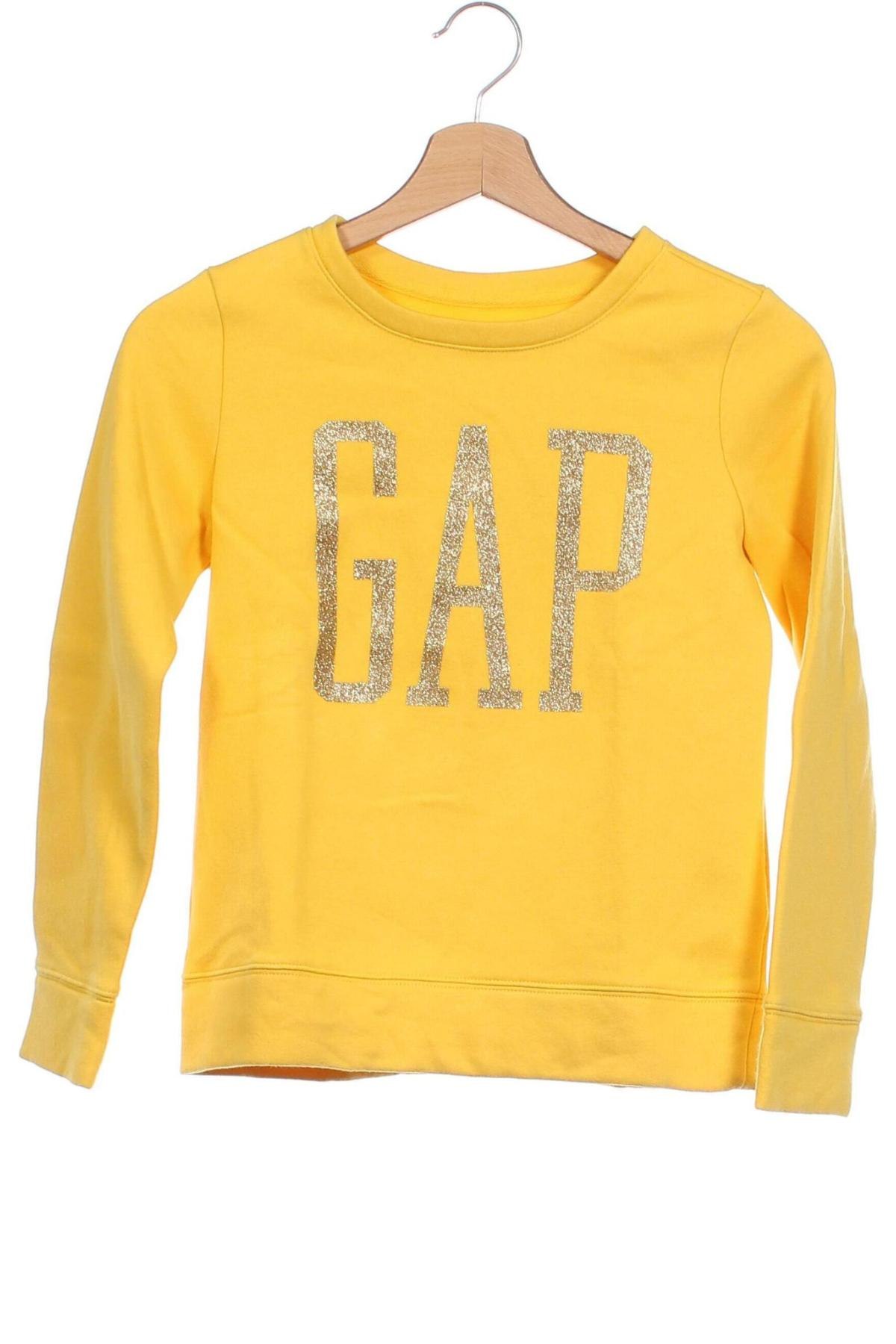 Детска блуза Gap Kids, Размер 9-10y/ 140-146 см, Цвят Жълт, Цена 28,60 лв.