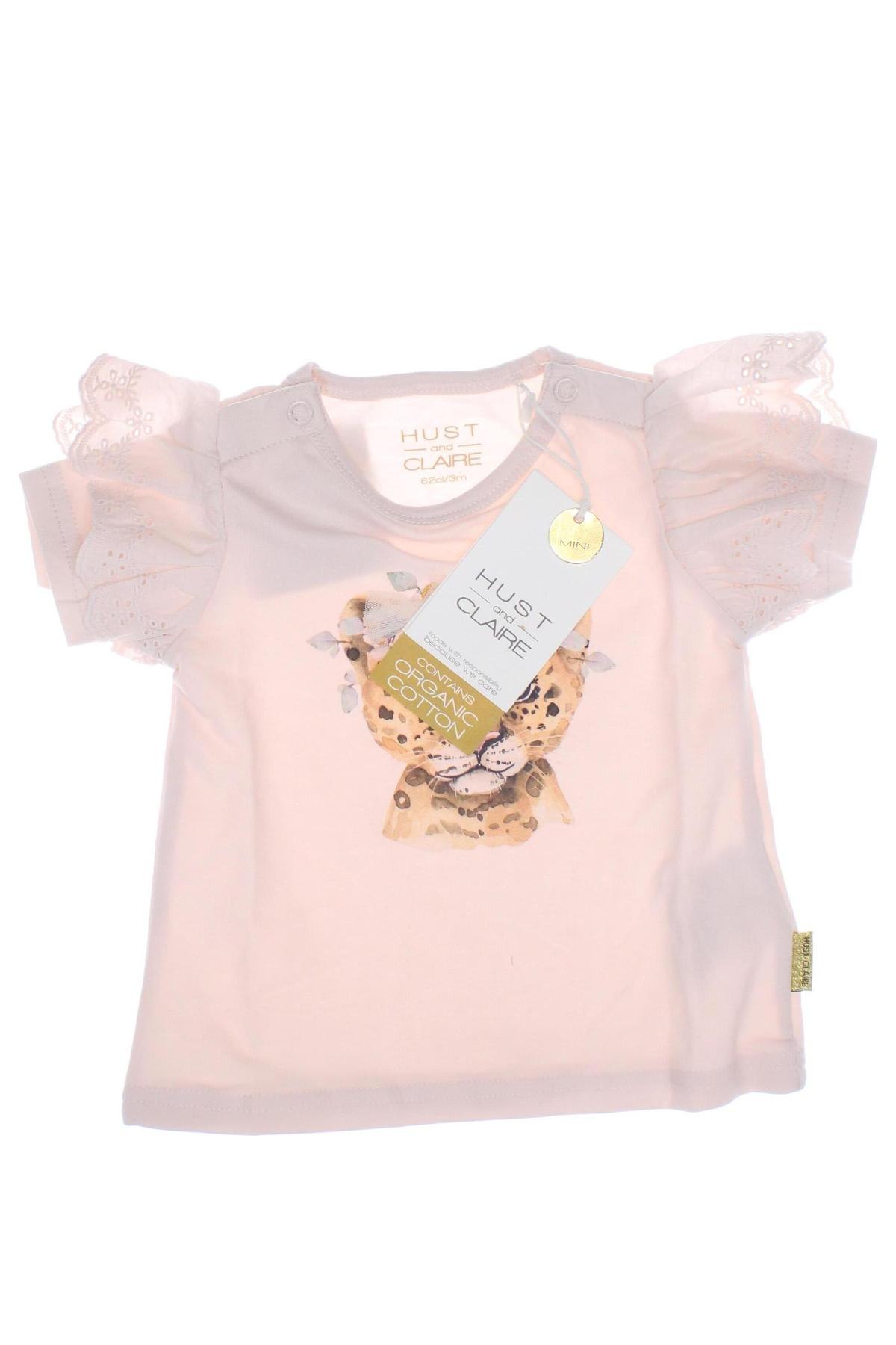 Kinder Shirt Hust & Claire, Größe 2-3m/ 56-62 cm, Farbe Rosa, Preis 26,29 €