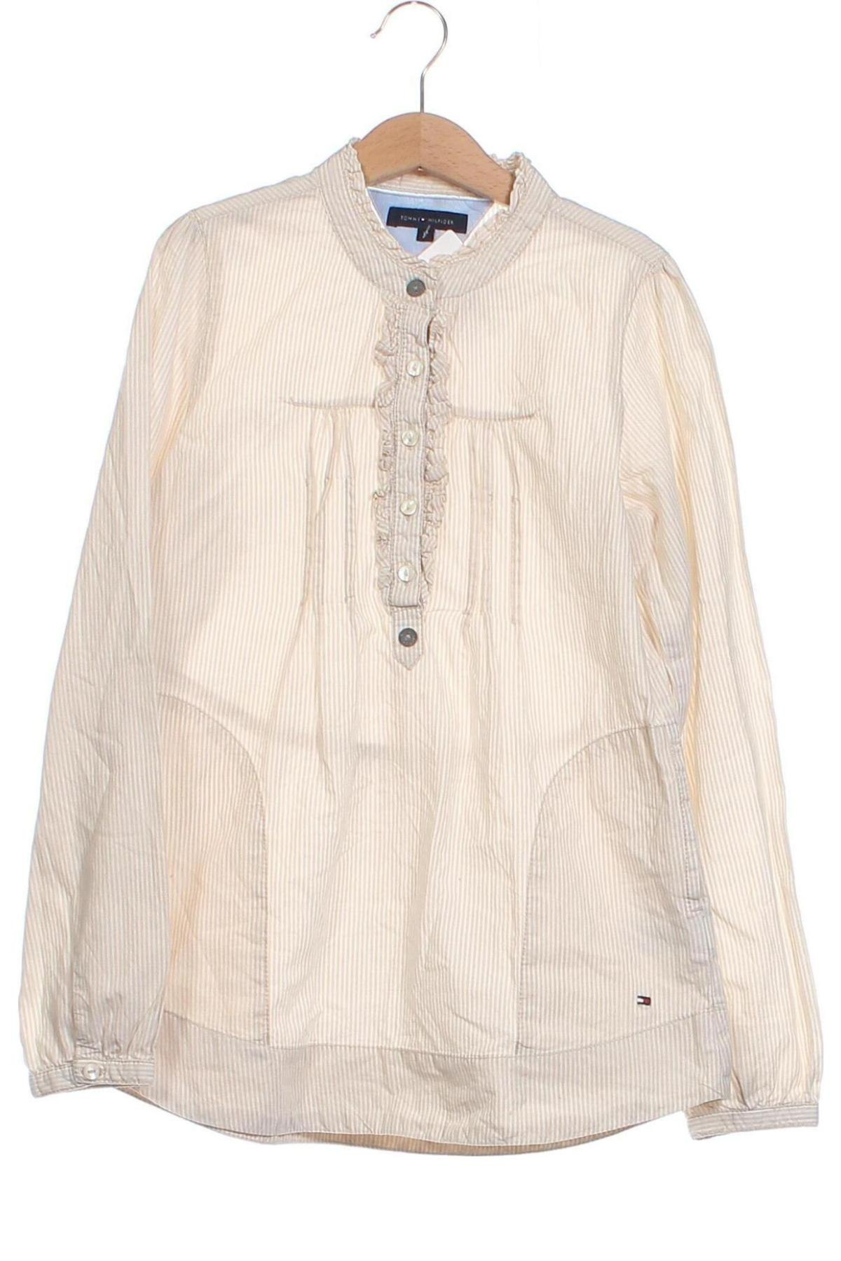 Kinder Shirt Tommy Hilfiger, Größe 11-12y/ 152-158 cm, Farbe Beige, Preis € 18,93