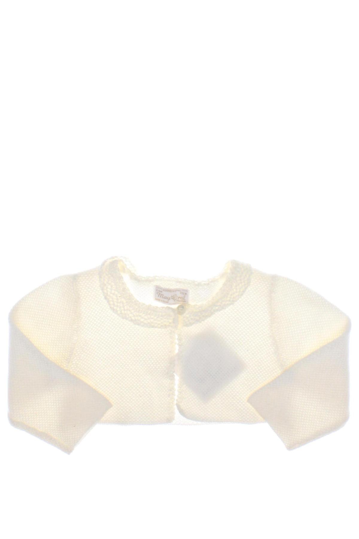 Pulover cu nasturi pentru copii Mayoral, Mărime 3-6m/ 62-68 cm, Culoare Ecru, Preț 31,92 Lei