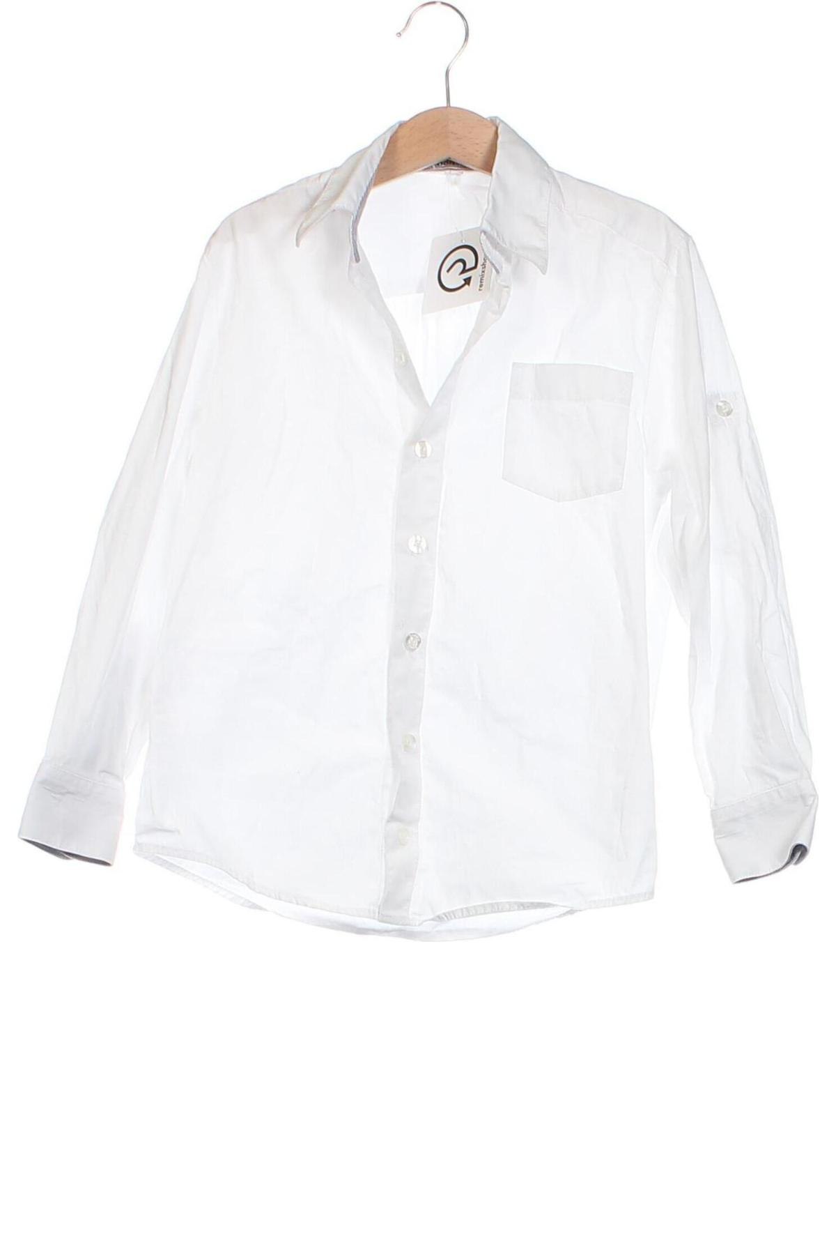 Детска риза Bonita, Размер 6-7y/ 122-128 см, Цвят Бял, Цена 6,12 лв.
