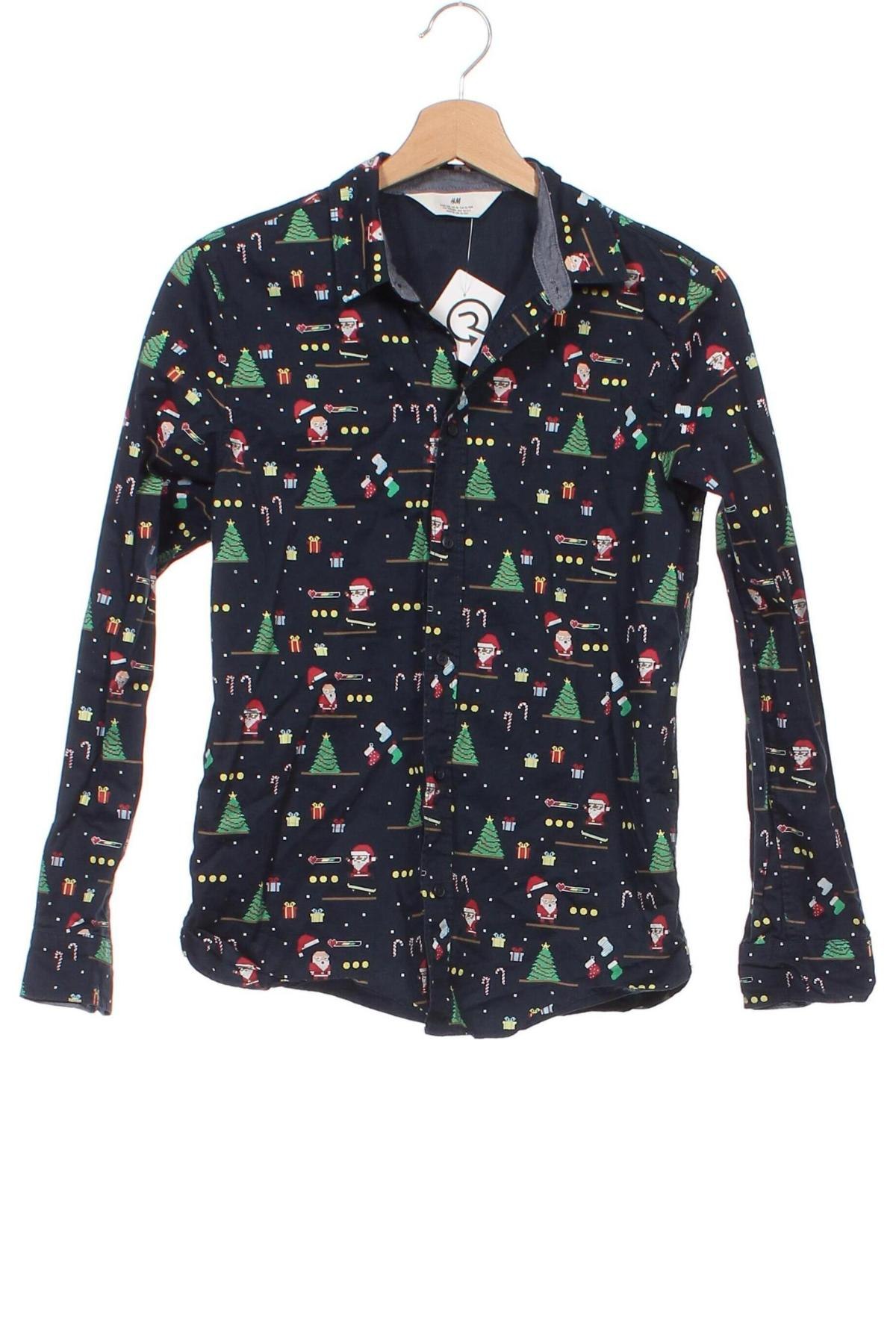Kinderhemd H&M, Größe 12-13y/ 158-164 cm, Farbe Mehrfarbig, Preis € 6,14