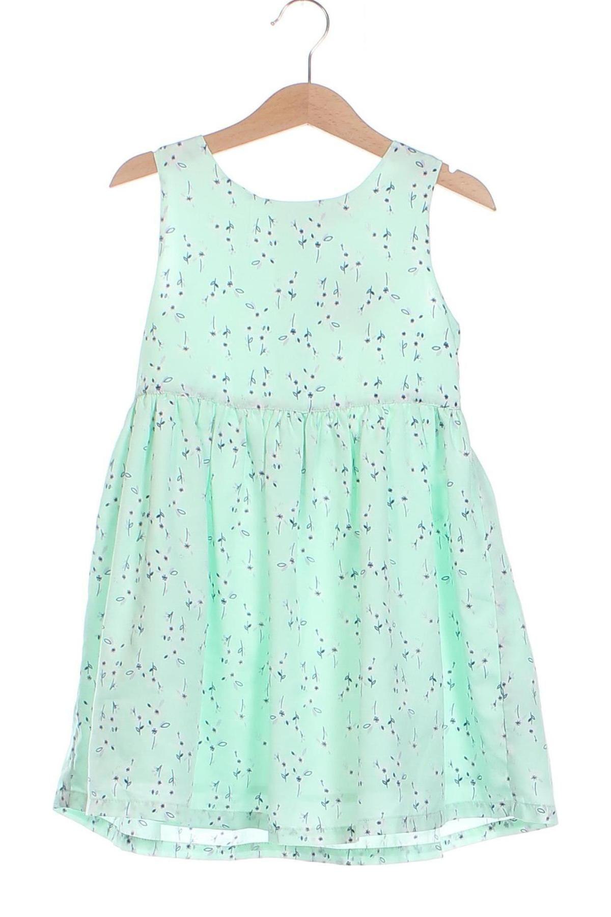 Kinderkleid F&F, Größe 4-5y/ 110-116 cm, Farbe Grün, Preis 8,16 €