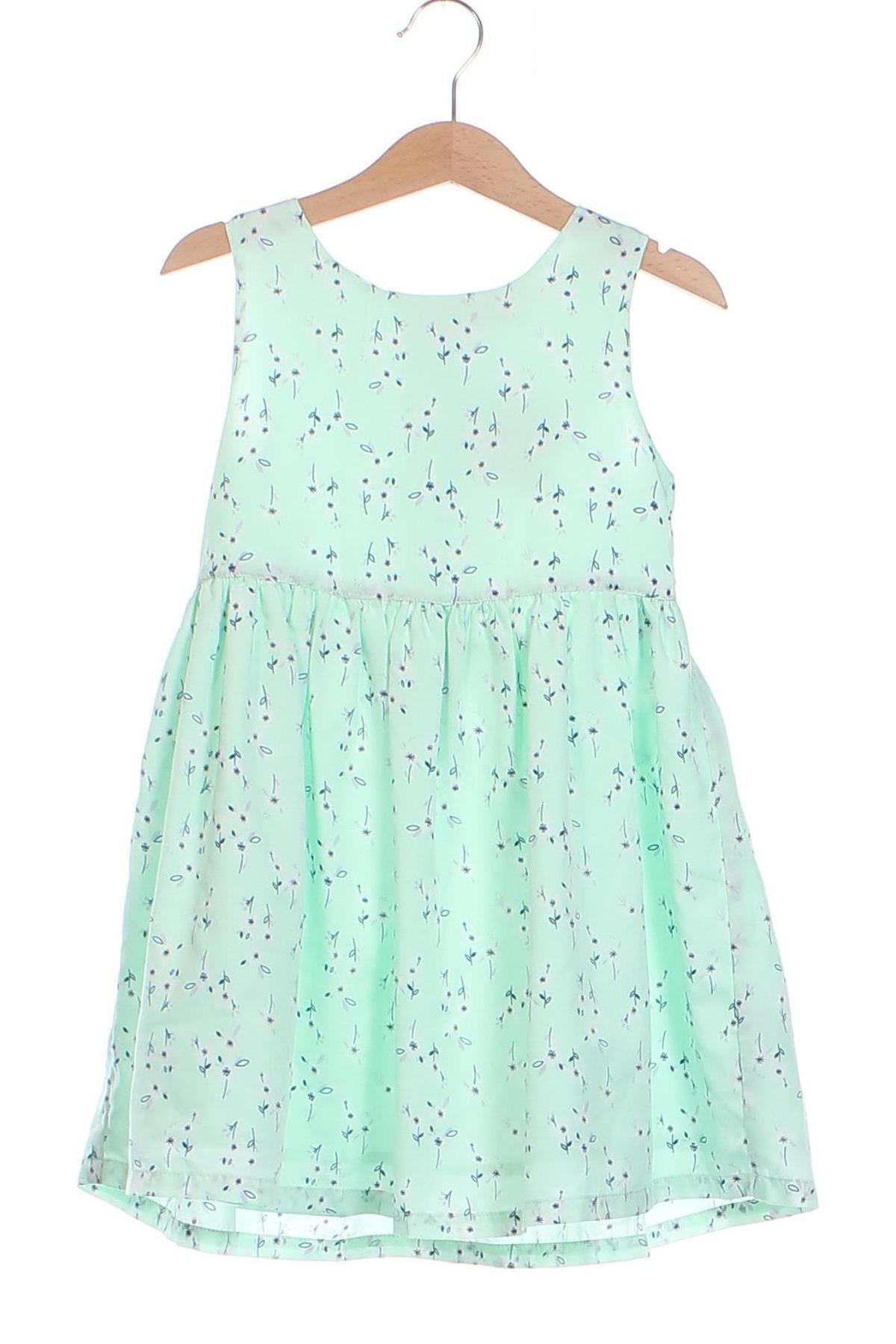 Rochie pentru copii F&F, Mărime 4-5y/ 110-116 cm, Culoare Verde, Preț 36,43 Lei