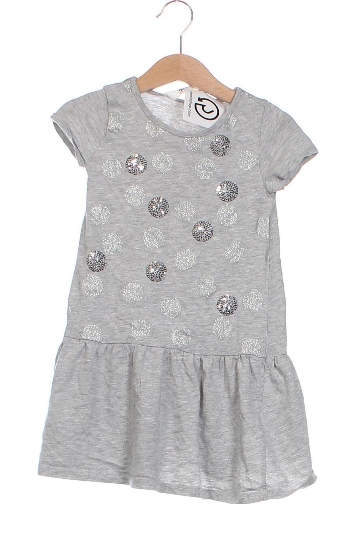 Kinderkleid H&M, Größe 2-3y/ 98-104 cm, Farbe Grau, Preis € 5,06