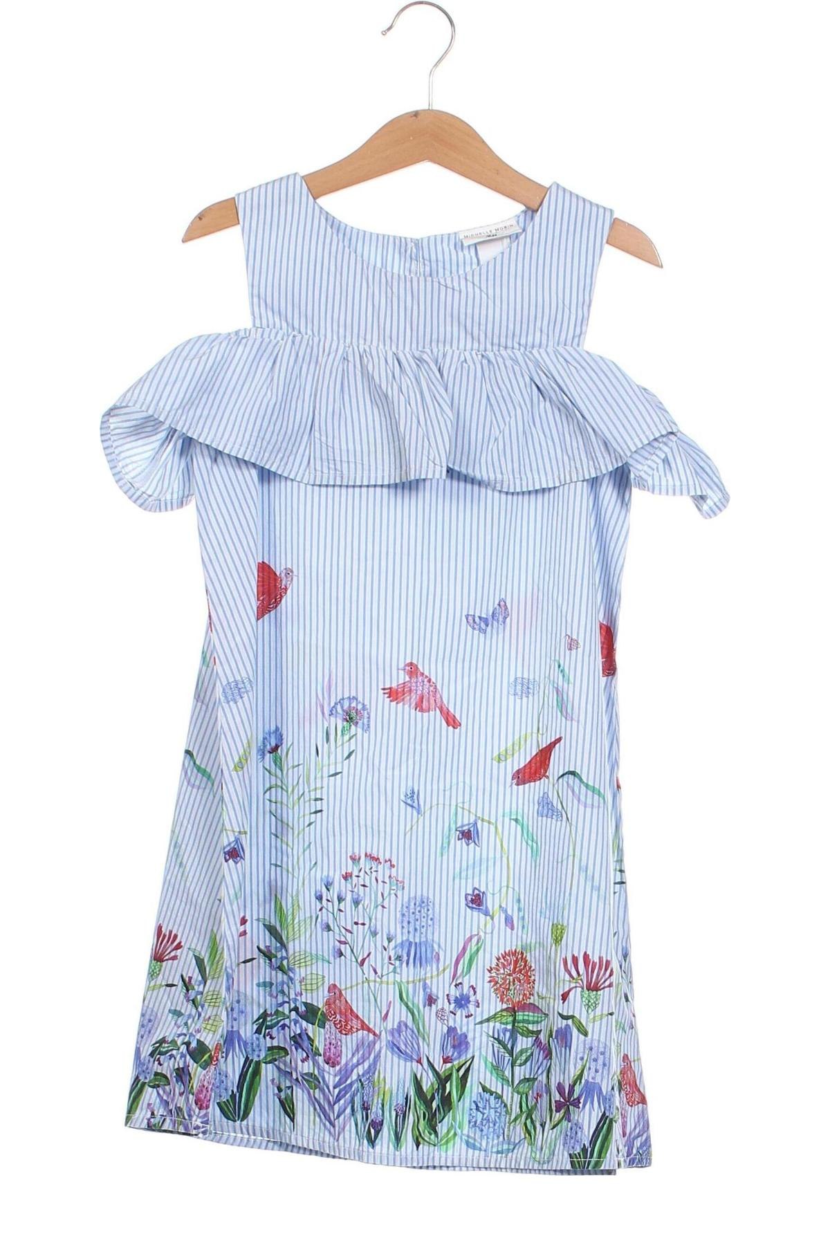 Детска рокля H&M, Размер 6-7y/ 122-128 см, Цвят Син, Цена 31,20 лв.