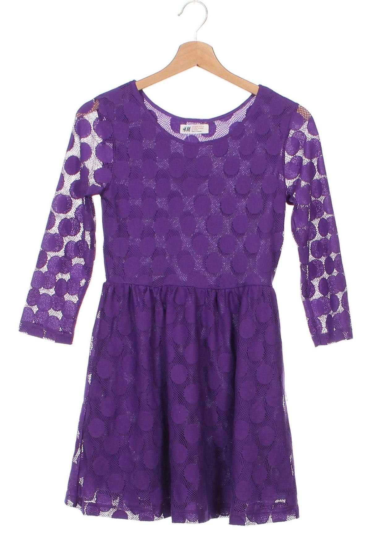 Kinderkleid H&M, Größe 12-13y/ 158-164 cm, Farbe Lila, Preis 6,44 €