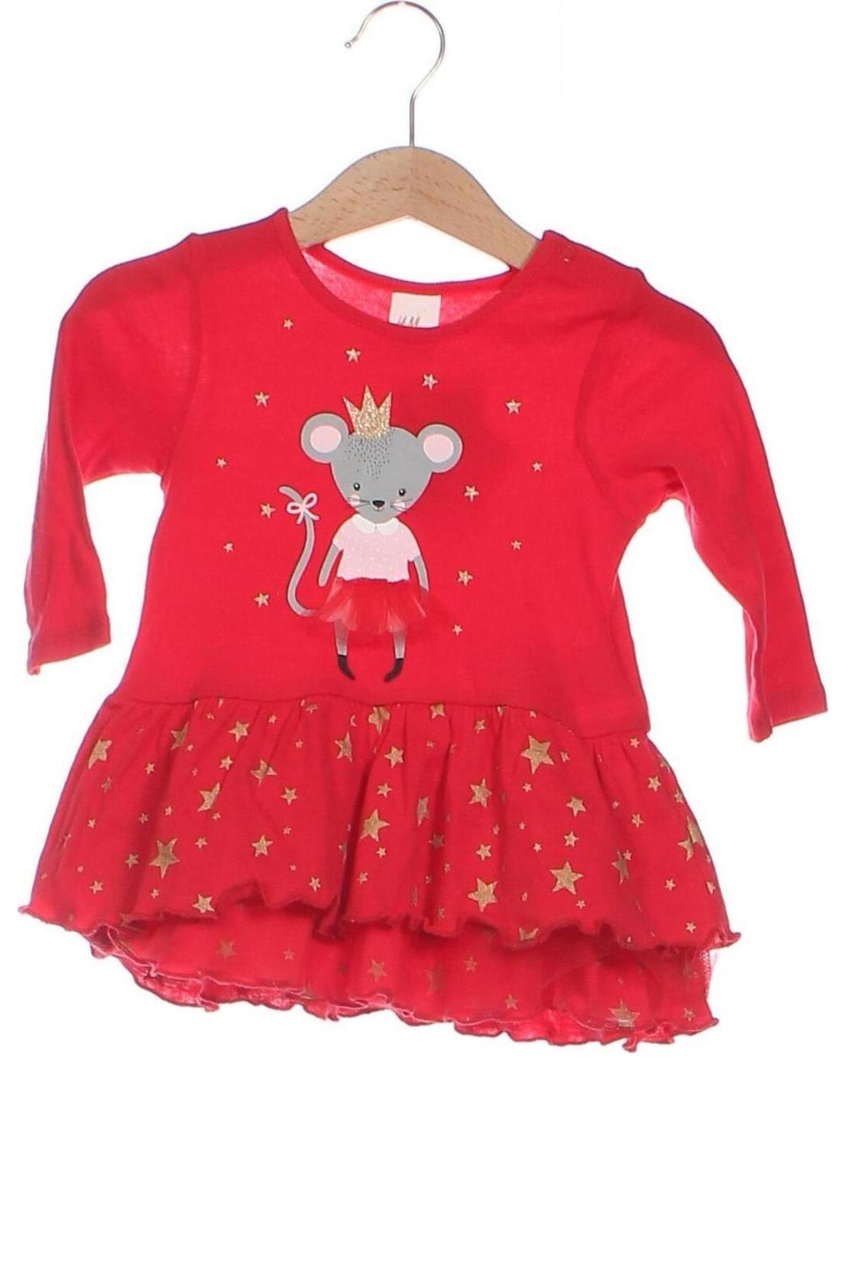 Kinderkleid H&M, Größe 3-6m/ 62-68 cm, Farbe Rot, Preis € 9,58