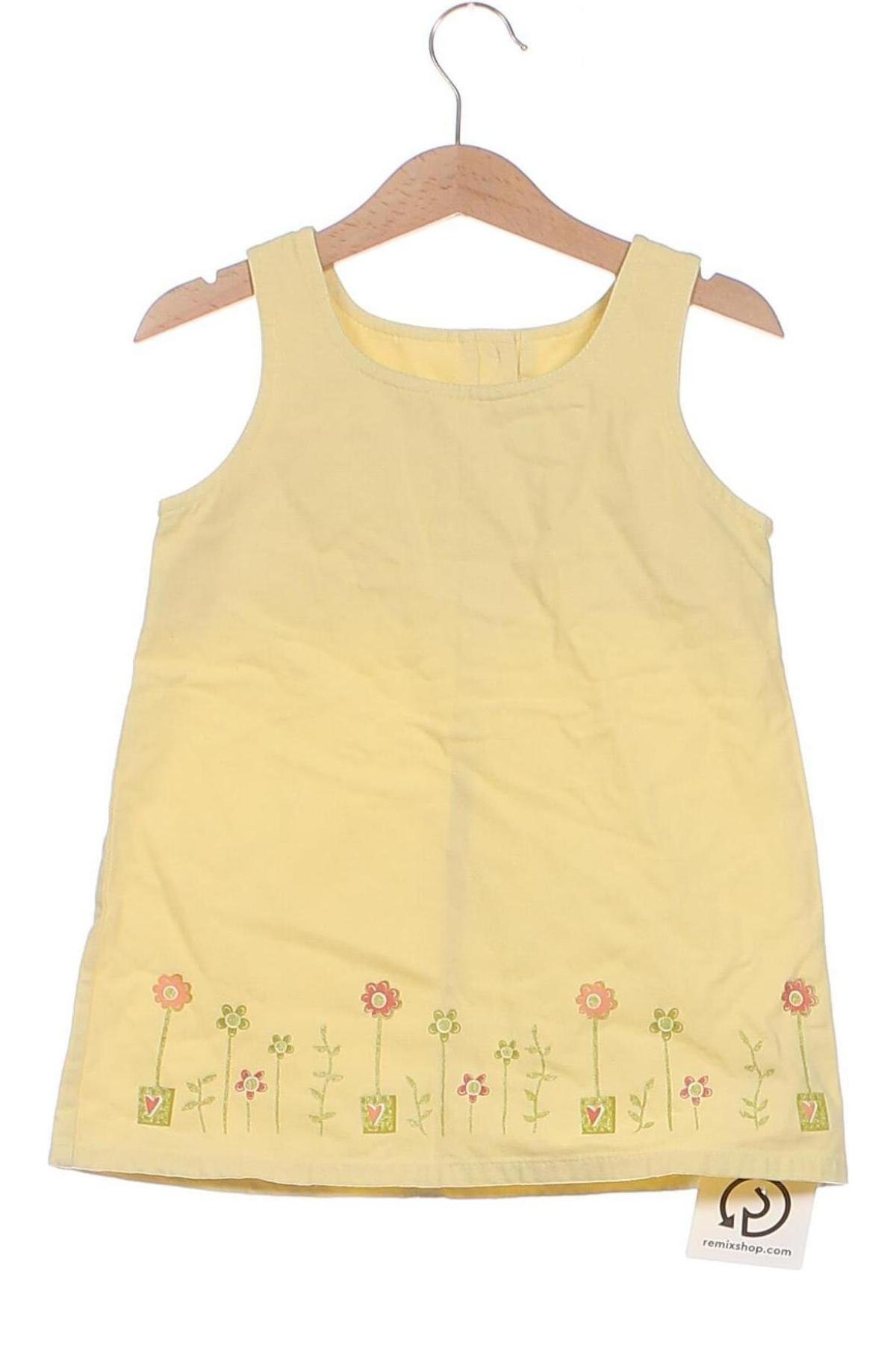 Детска рокля Mothercare, Размер 18-24m/ 86-98 см, Цвят Жълт, Цена 24,00 лв.