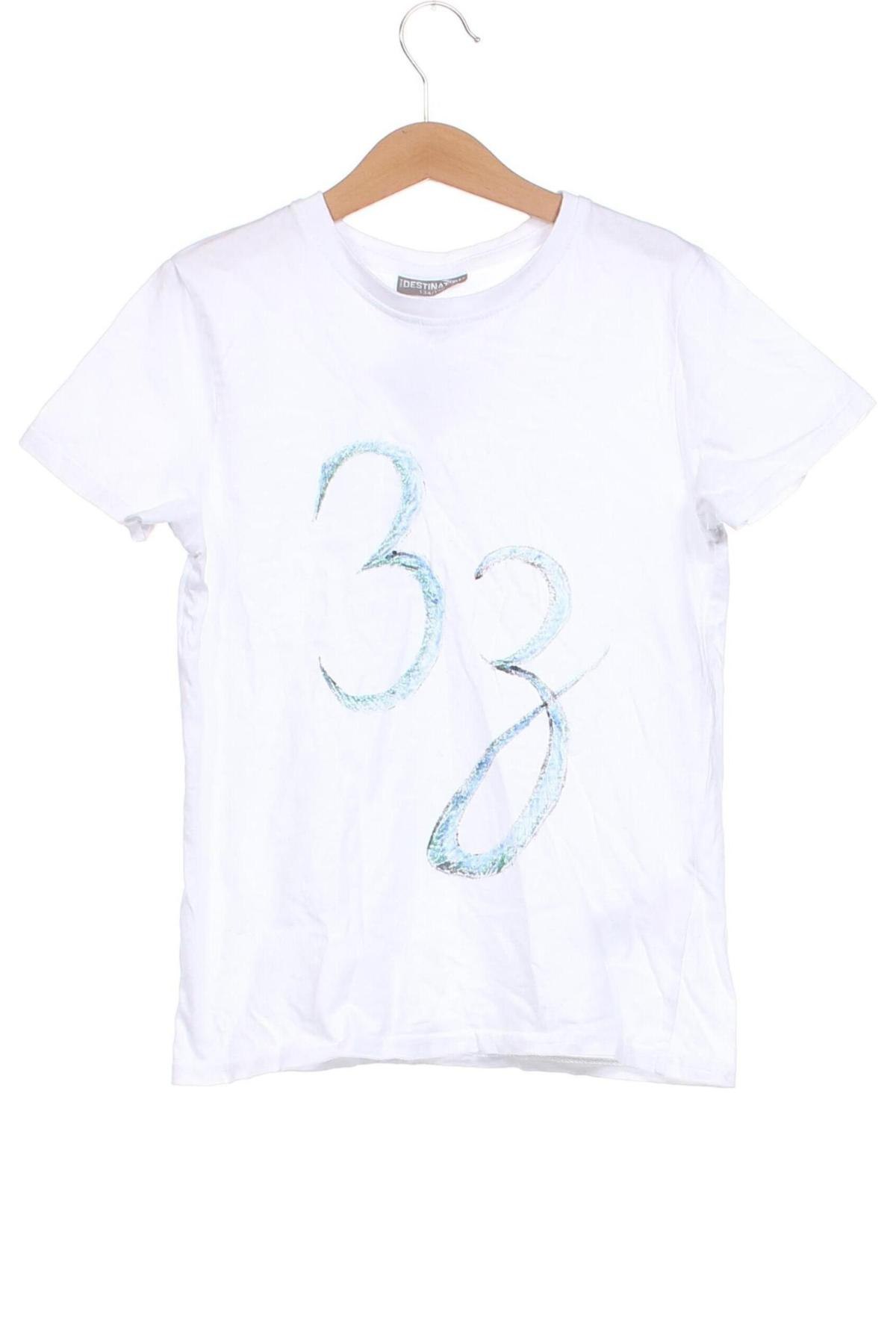 Kinder T-Shirt, Größe 8-9y/ 134-140 cm, Farbe Weiß, Preis € 3,50