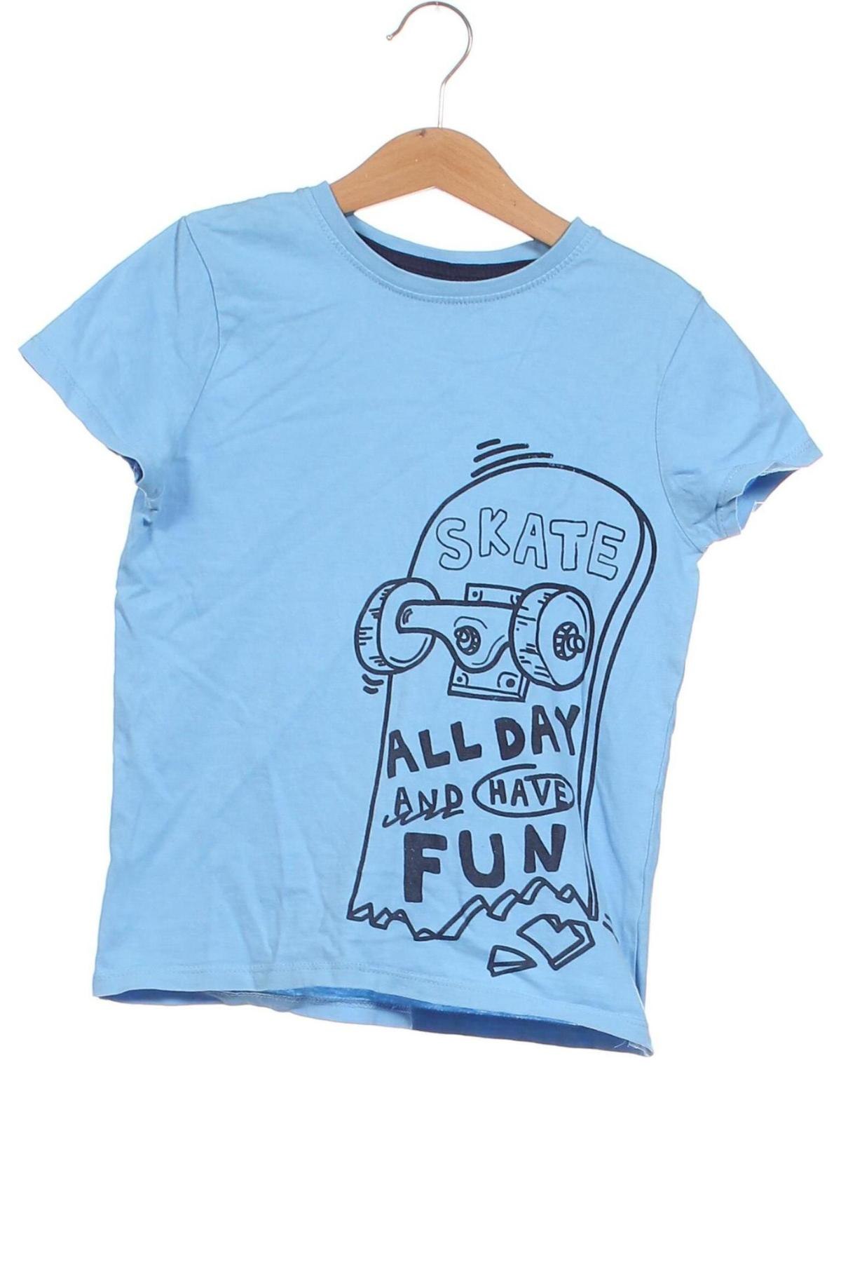 Kinder T-Shirt, Größe 7-8y/ 128-134 cm, Farbe Blau, Preis € 6,14