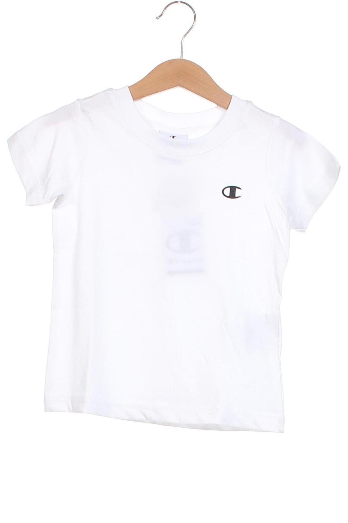 Kinder T-Shirt Champion, Größe 3-4y/ 104-110 cm, Farbe Weiß, Preis 17,01 €