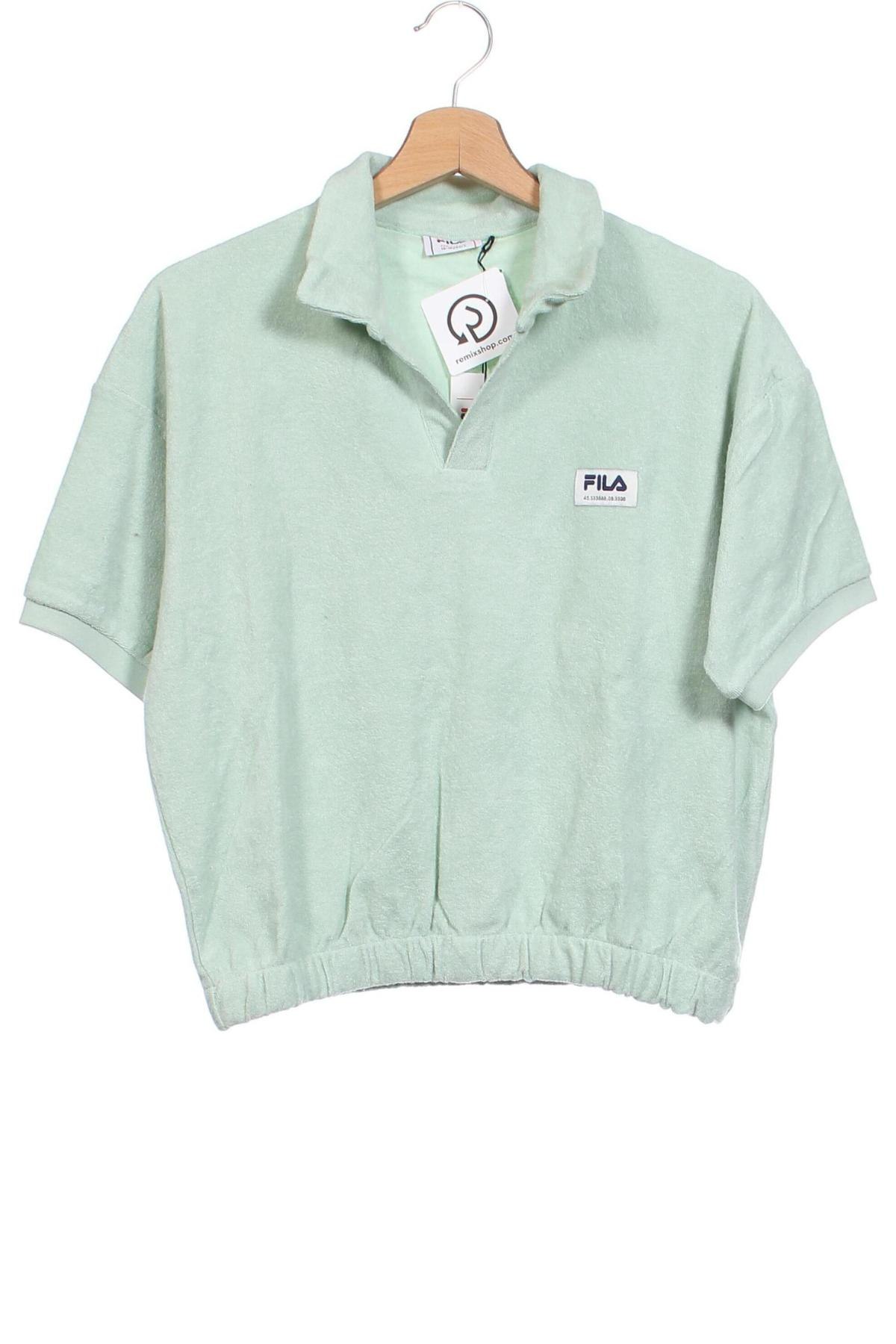 Детска тениска FILA, Размер 15-18y/ 170-176 см, Цвят Зелен, Цена 20,40 лв.