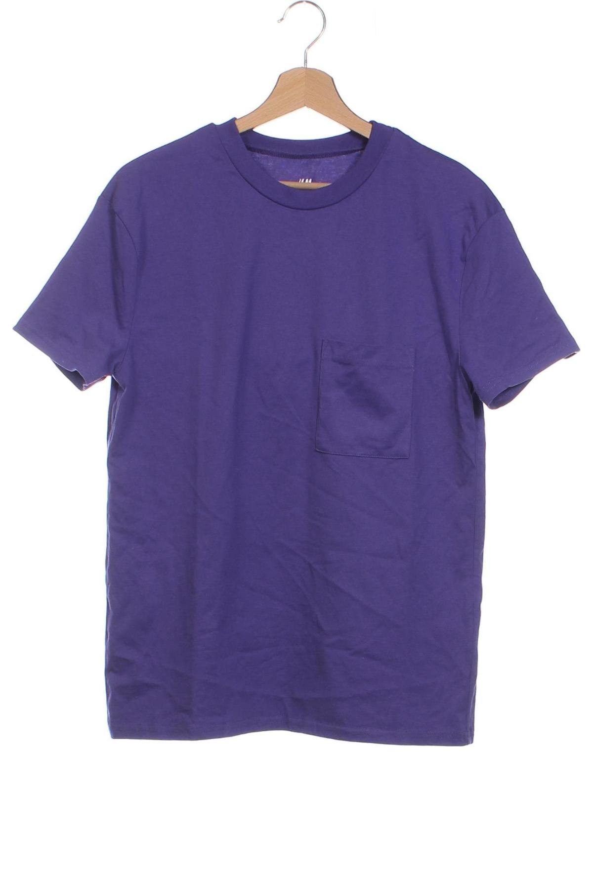 Dětské tričko  H&M, Velikost 12-13y/ 158-164 cm, Barva Fialová, Cena  165,00 Kč