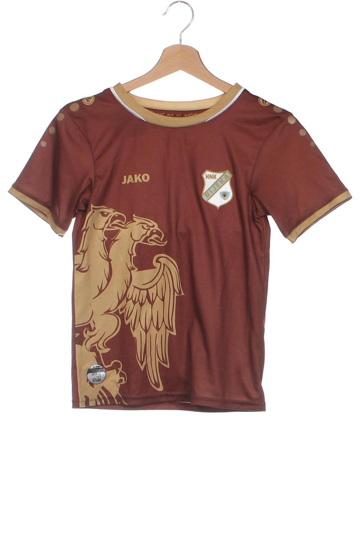 Kinder T-Shirt Jako, Größe 7-8y/ 128-134 cm, Farbe Braun, Preis 3,91 €