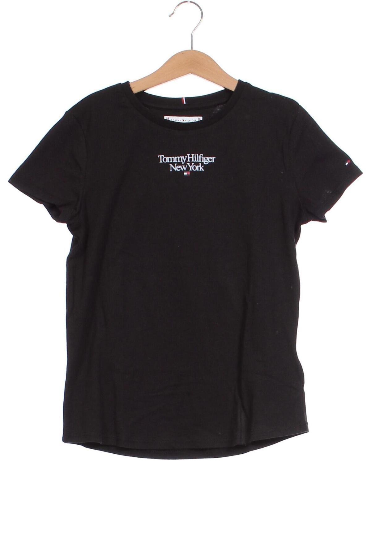 Детска тениска Tommy Hilfiger, Размер 10-11y/ 146-152 см, Цвят Черен, Цена 64,00 лв.