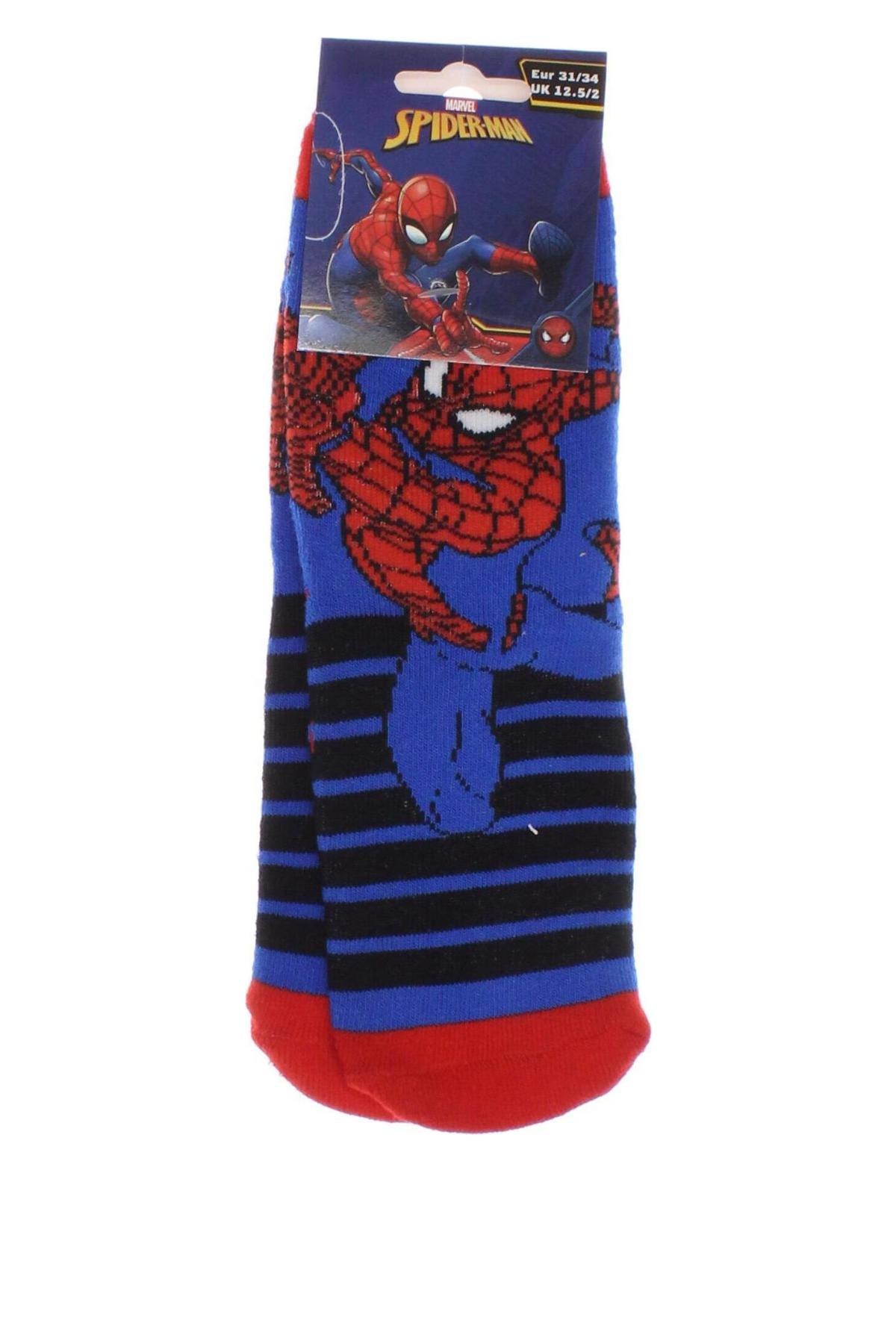 Kinder Socken Marvel, Größe 7-8y/ 128-134 cm, Farbe Blau, Preis € 10,28