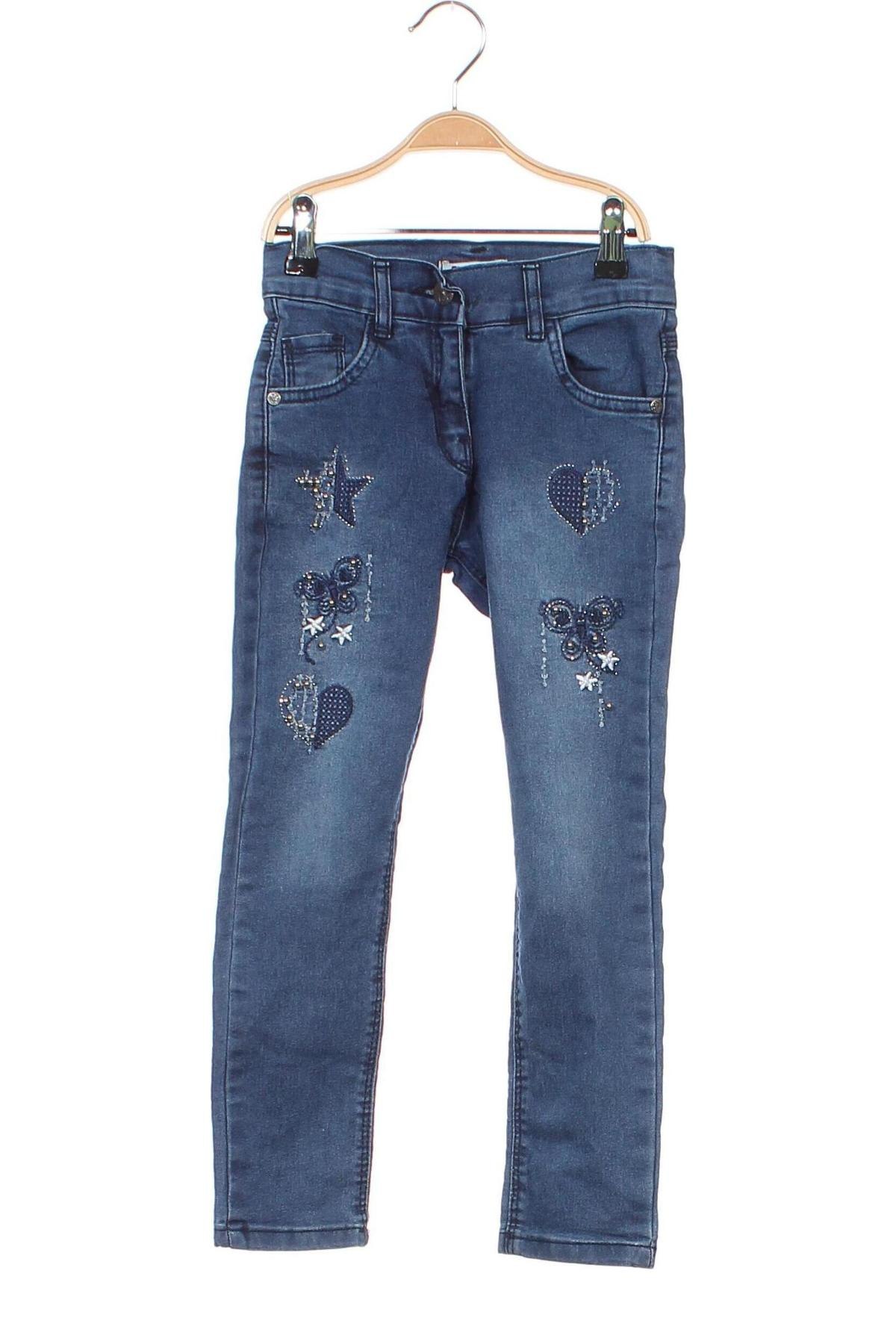 Kinderjeans, Größe 7-8y/ 128-134 cm, Farbe Blau, Preis € 5,89