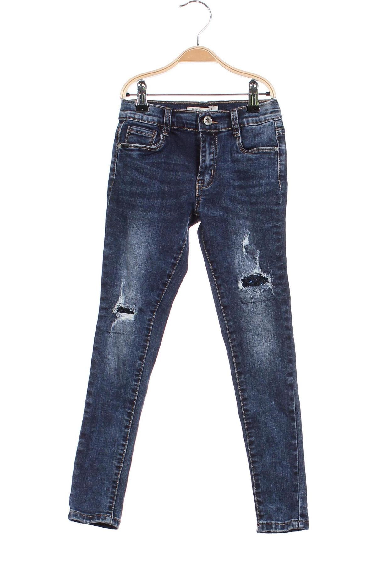 Kinderjeans Fanny Look, Größe 7-8y/ 128-134 cm, Farbe Blau, Preis € 6,14