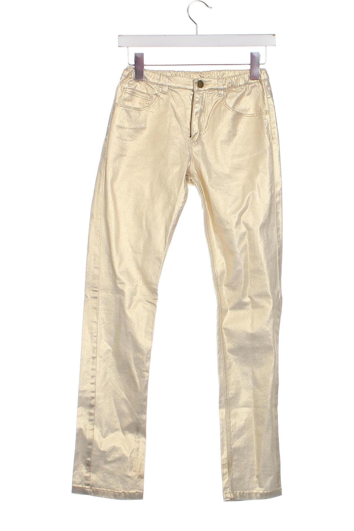 Detské džínsy  H&M, Veľkosť 13-14y/ 164-168 cm, Farba Zlatistá, Cena  8,84 €