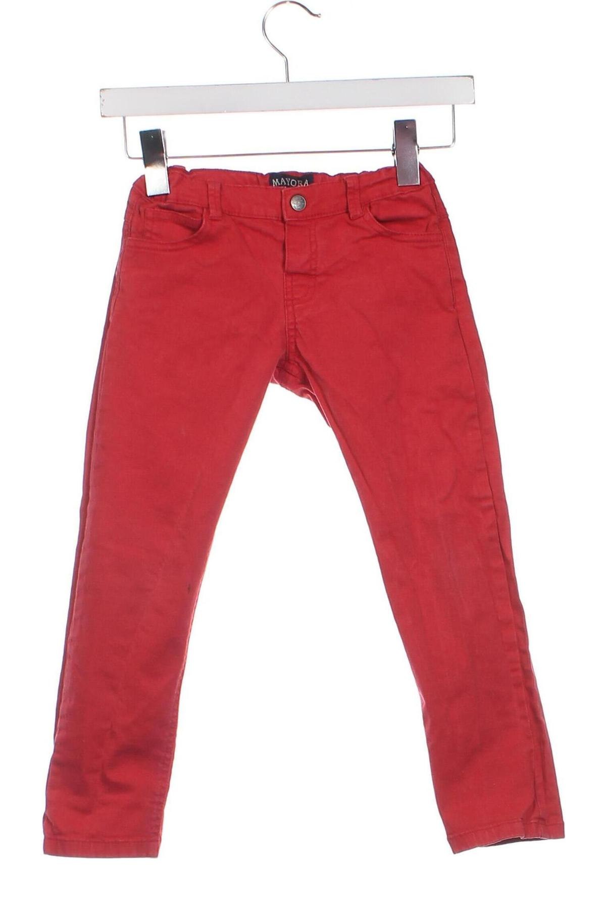 Kinderjeans Mayoral, Größe 4-5y/ 110-116 cm, Farbe Rot, Preis € 7,83