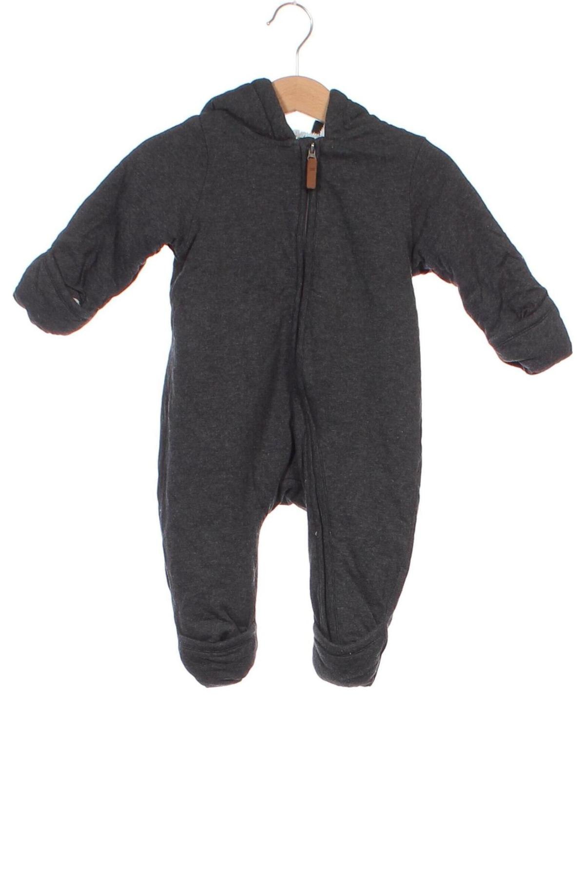 Kinder Overall H&M, Größe 2-3m/ 56-62 cm, Farbe Grau, Preis 9,88 €