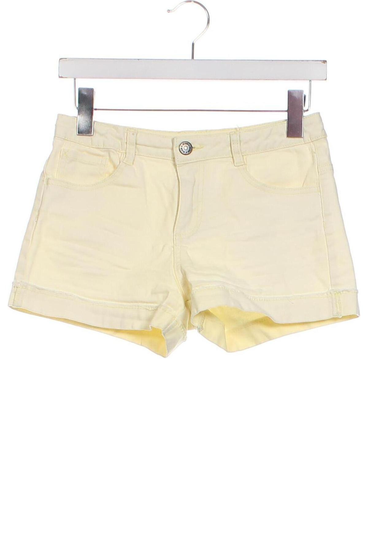 Detské krátke nohavice , Veľkosť 12-13y/ 158-164 cm, Farba Žltá, Cena  7,16 €